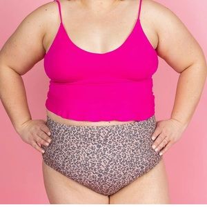 NWT Cut High Bottoms